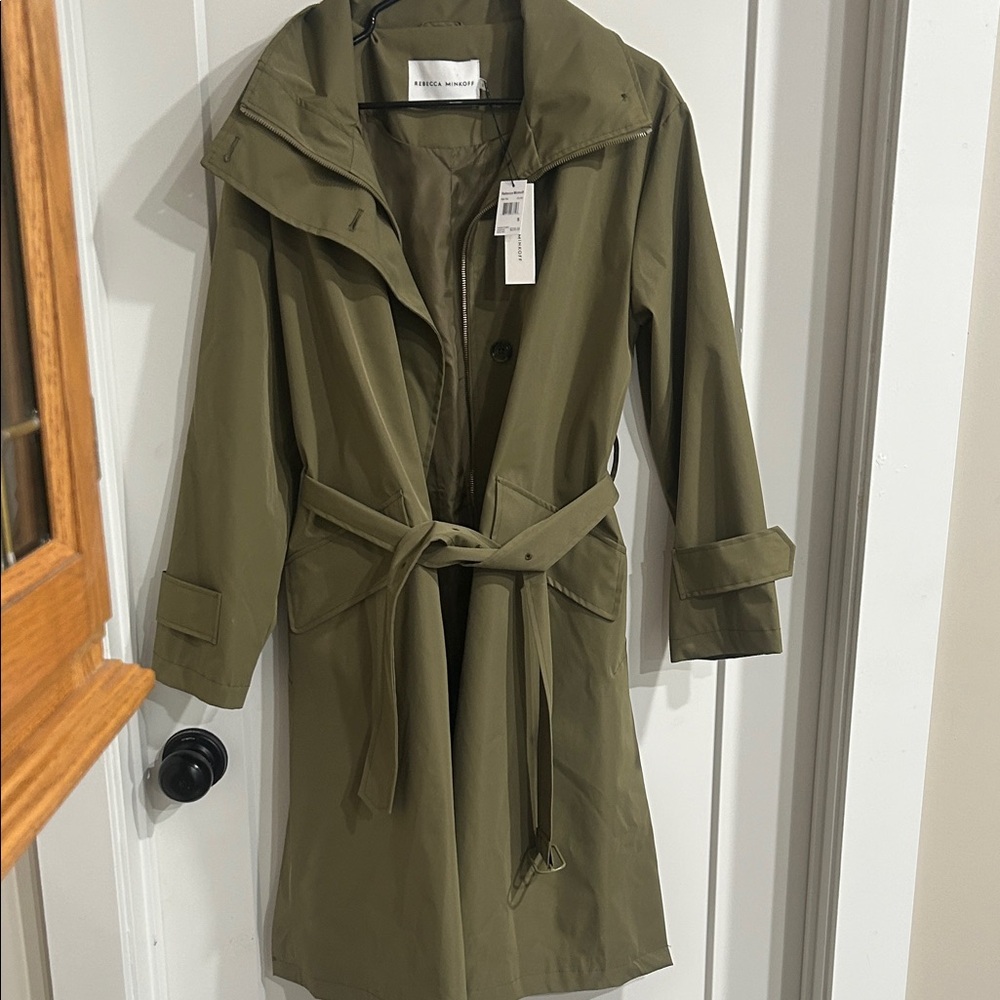 Rebecca Minkoff Khaki Trench Coat